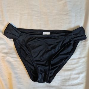 Massimo black bikini bottom